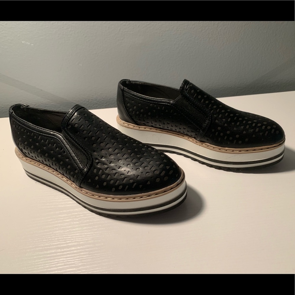 Seven Dials platform slip-on shoes!